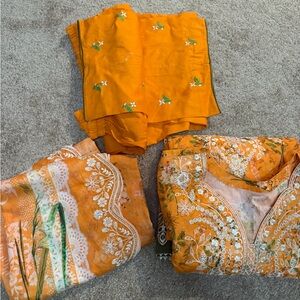 Women eid outfit 3 PCs salwar kameej dress suit